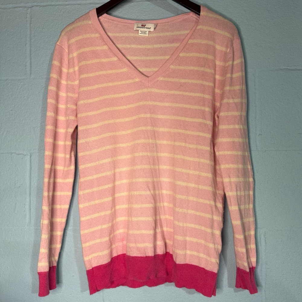 Vineyard Vines Cashmere Blend Striped Sweater
